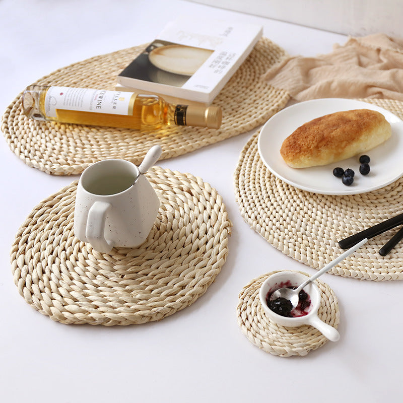 Round Coaster made of Natural Fiber | Thrascher