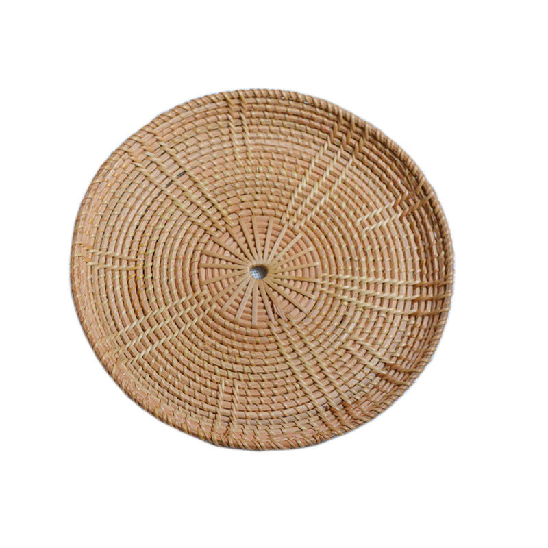 Round Decorative Plate made of Woven Material | Thrascher