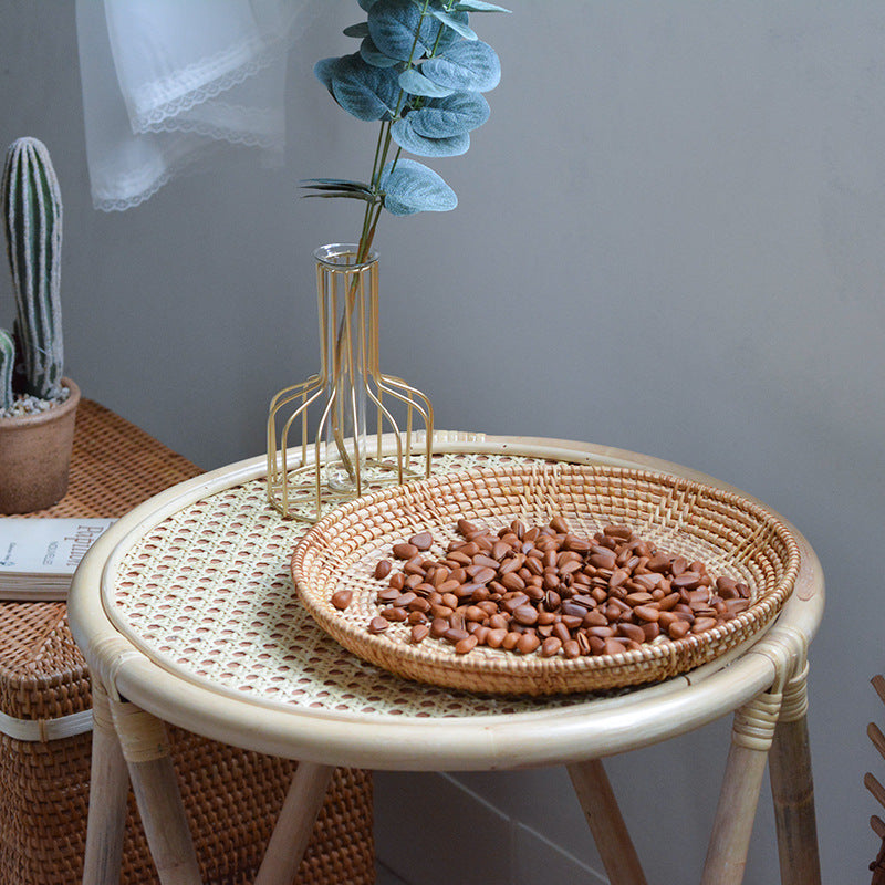 Round Decorative Plate made of Woven Material | Thrascher
