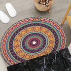 Round Geometric Area Mat | Thrascher