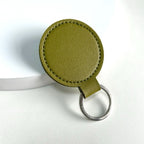 Round Leather Keyring | Thrascher