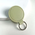 Round Leather Keyring | Thrascher
