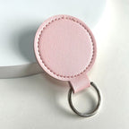 Round Leather Keyring | Thrascher