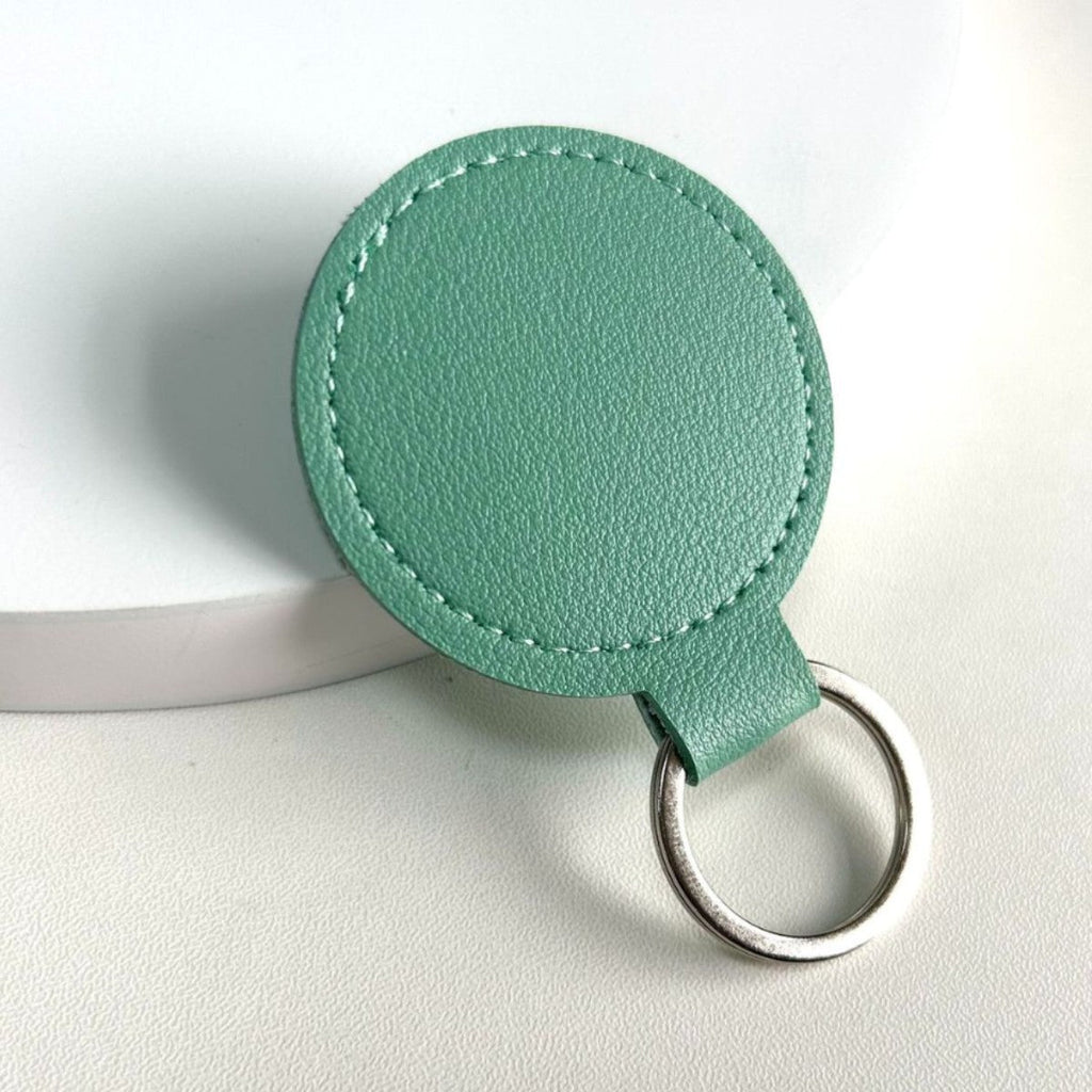 Round Leather Keyring | Thrascher
