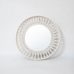 Round Macrame Wall Mirror | Thrascher
