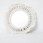 Round Macrame Wall Mirror | Thrascher