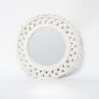 Round Macrame Wall Mirror | Thrascher