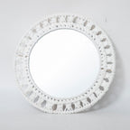 Round Macrame Wall Mirror | Thrascher