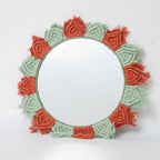 Round Macrame Wall Mirror | Thrascher