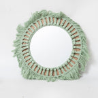 Round Macrame Wall Mirror | Thrascher