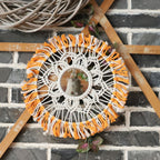 Round Macrame Wall Mirror | Thrascher