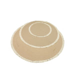 Round Rug with Fringed Design | Thrascher
