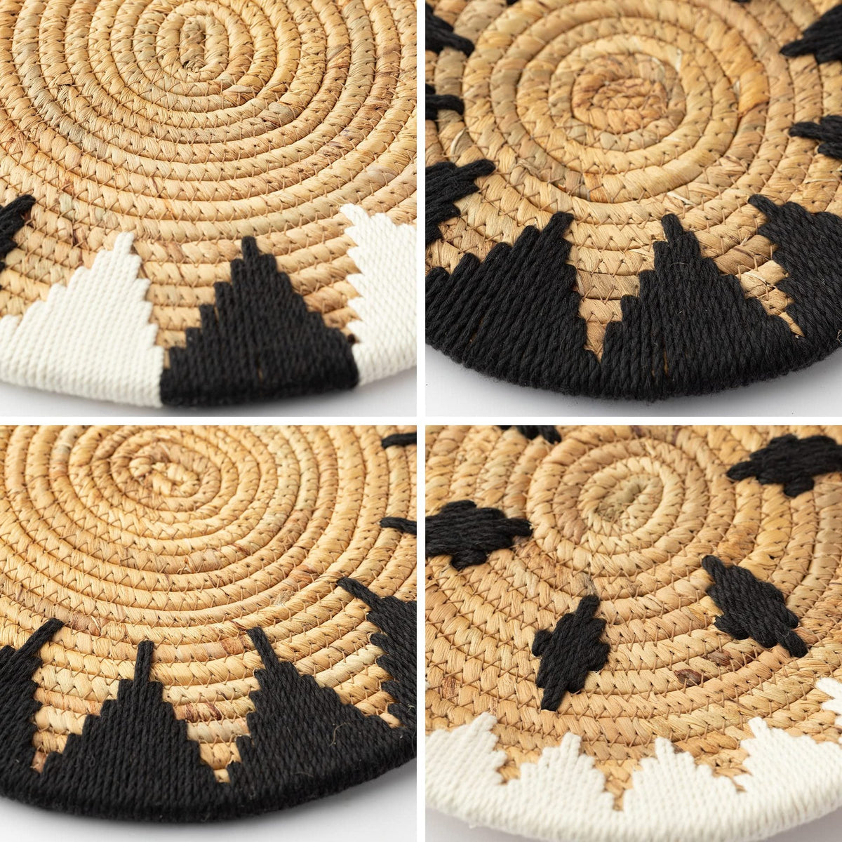 Round Table Coaster made of Natural Materials | Thrascher