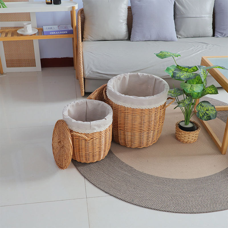Rundkorb Woven Natural Fiber Soft Textile | Thrascher