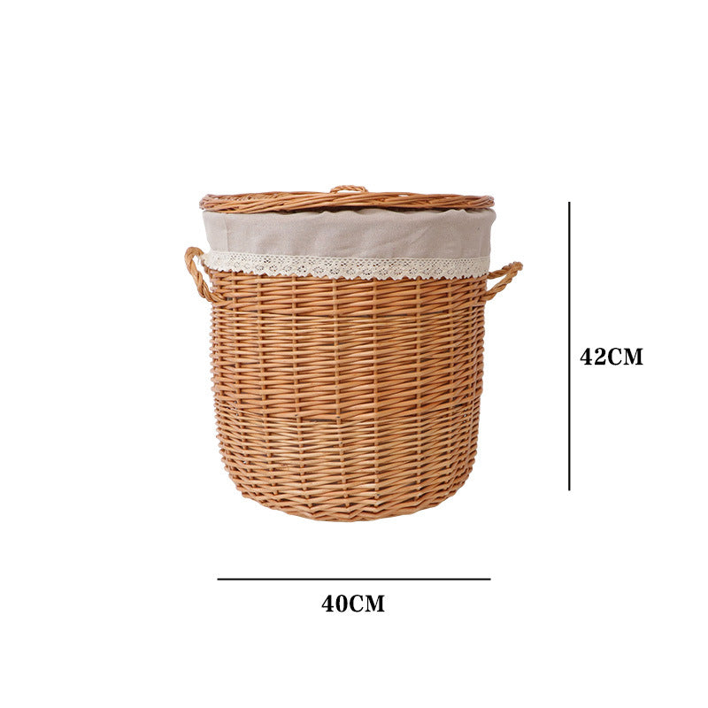 Rundkorb Woven Natural Fiber Soft Textile | Thrascher