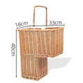 Rustic Basket with Practical Carrying Handle | Thrascher
