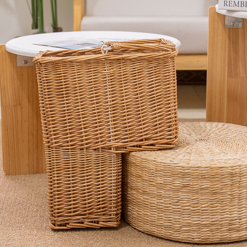 Rustic Basket with Practical Carrying Handle | Thrascher
