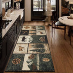 Rustic Outdoor Adventure Area Mat | Thrascher
