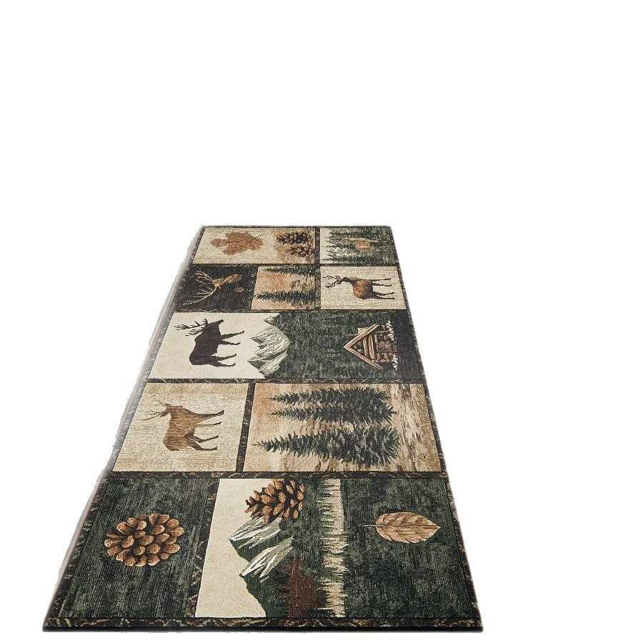 Rustic Outdoor Adventure Area Mat | Thrascher