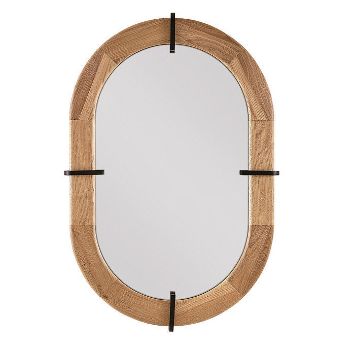 Rustic Oval Decorative Wall Mirror | Thrascher