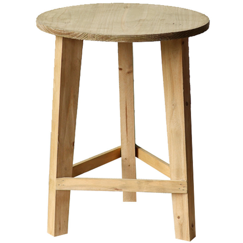 Rustic Side Table made of Solid Wood | Thrascher