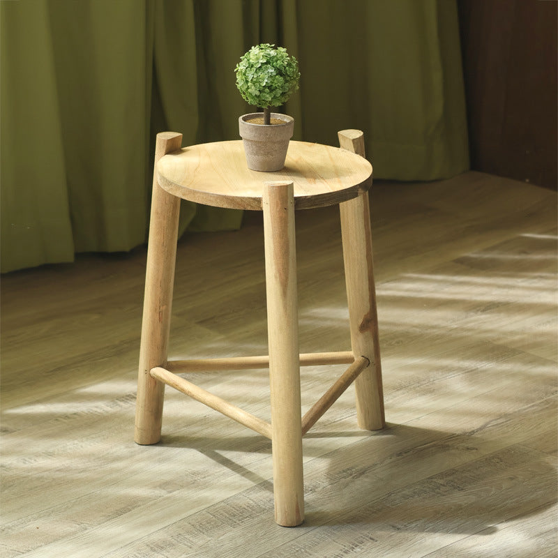 Rustic Wooden Stool | Thrascher