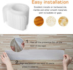 Clear PEVA Stair Tread Strips, 3.9" x 24", 15-Pack