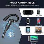 Trucker Dual-Mic Wireless Bluetooth 5.1 Headset with Charging Case