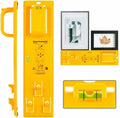 Hanging Picture Tool with Built-In Level, Marking Pins and Hardware