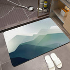 Scenic Mountain Landscape Bath Mat | Thrascher