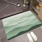 Scenic Mountain Landscape Bath Mat | Thrascher