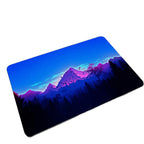 Scenic Mountain Landscape Bath Mat | Thrascher