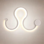 Sculptural LED Wave Wall Lamp | Thrascher