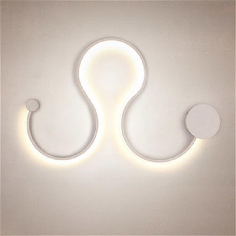 Sculptural LED Wave Wall Lamp | Thrascher