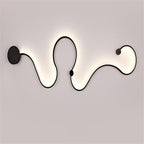 Sculptural LED Wave Wall Lamp | Thrascher