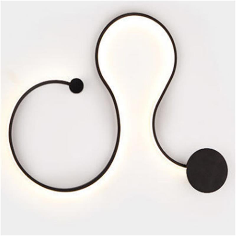 Sculptural LED Wave Wall Lamp | Thrascher