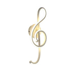 Sculptural Violin Key LED Ambient Wall Light | Thrascher