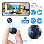 Mini WiFi Surveillance Camera, 1080P HD, Night Vision, Magnetic Mount