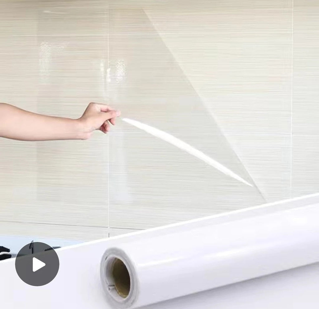 Self-Adhesive PVC Protective Film, 23.6-Inch Wide for Surface Protection, view 2