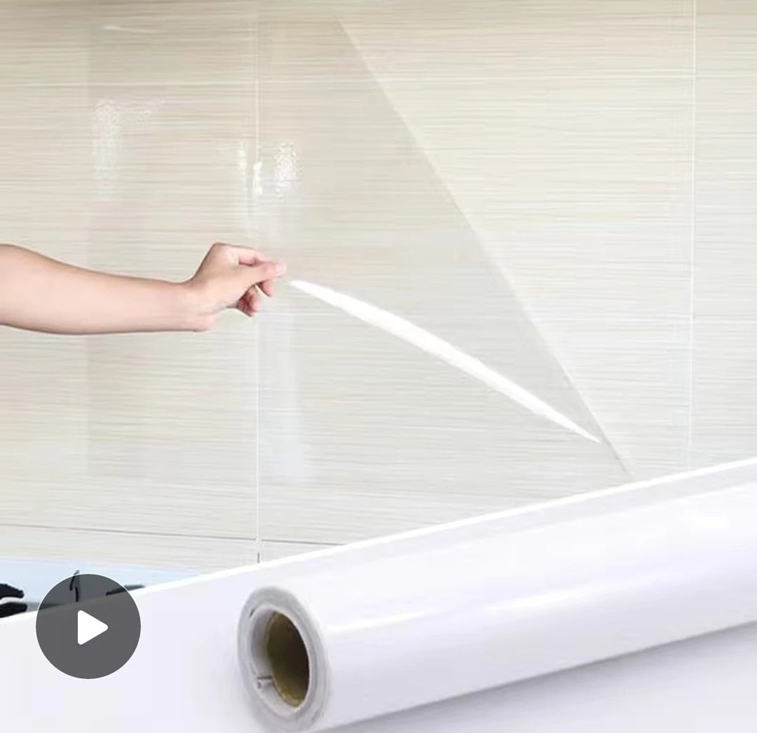 Self-Adhesive PVC Protective Film, 23.6-Inch Wide for Surface Protection, view 2