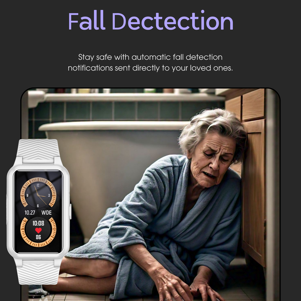 Senior Safety Watch with Fall Detection, GPS, and 4G Connectivity, view 2