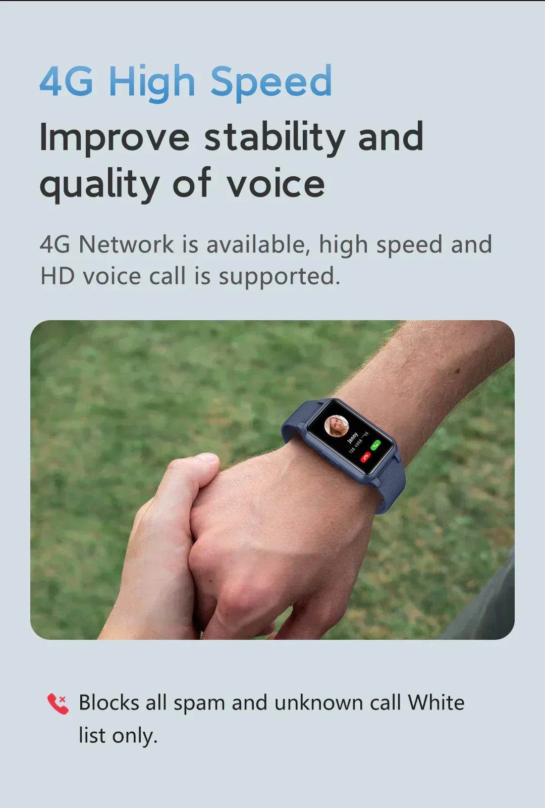 Senior Safety Watch with Fall Detection, GPS, and 4G Connectivity, view 4