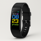Senior Smartwatch with 0.96-Inch LED Display, Silicone Band, view 2