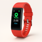 Senior Smartwatch with 0.96-Inch LED Display, Silicone Band, view 5