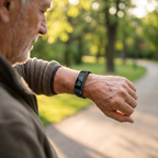 Senior Smartwatch with Heart Rate Tracking and 0.96-Inch LED Display, view 5