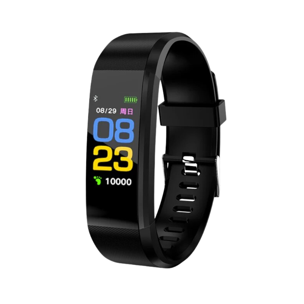Senior Smartwatch with Heart Rate Tracking and 0.96-Inch LED Display