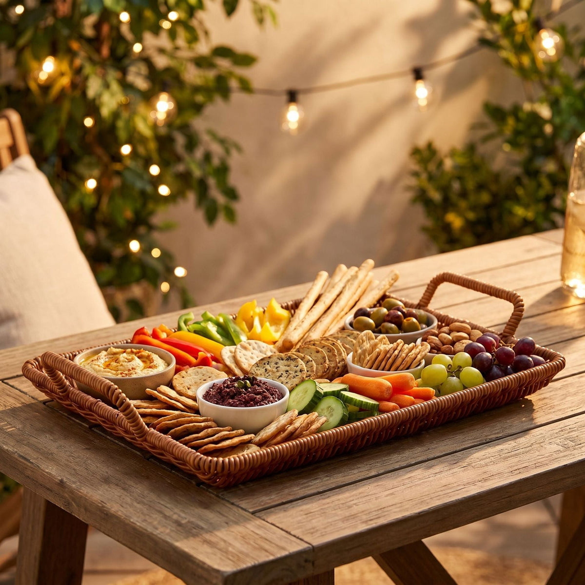 Serving Board Woven Natural Fiber | Thrascher