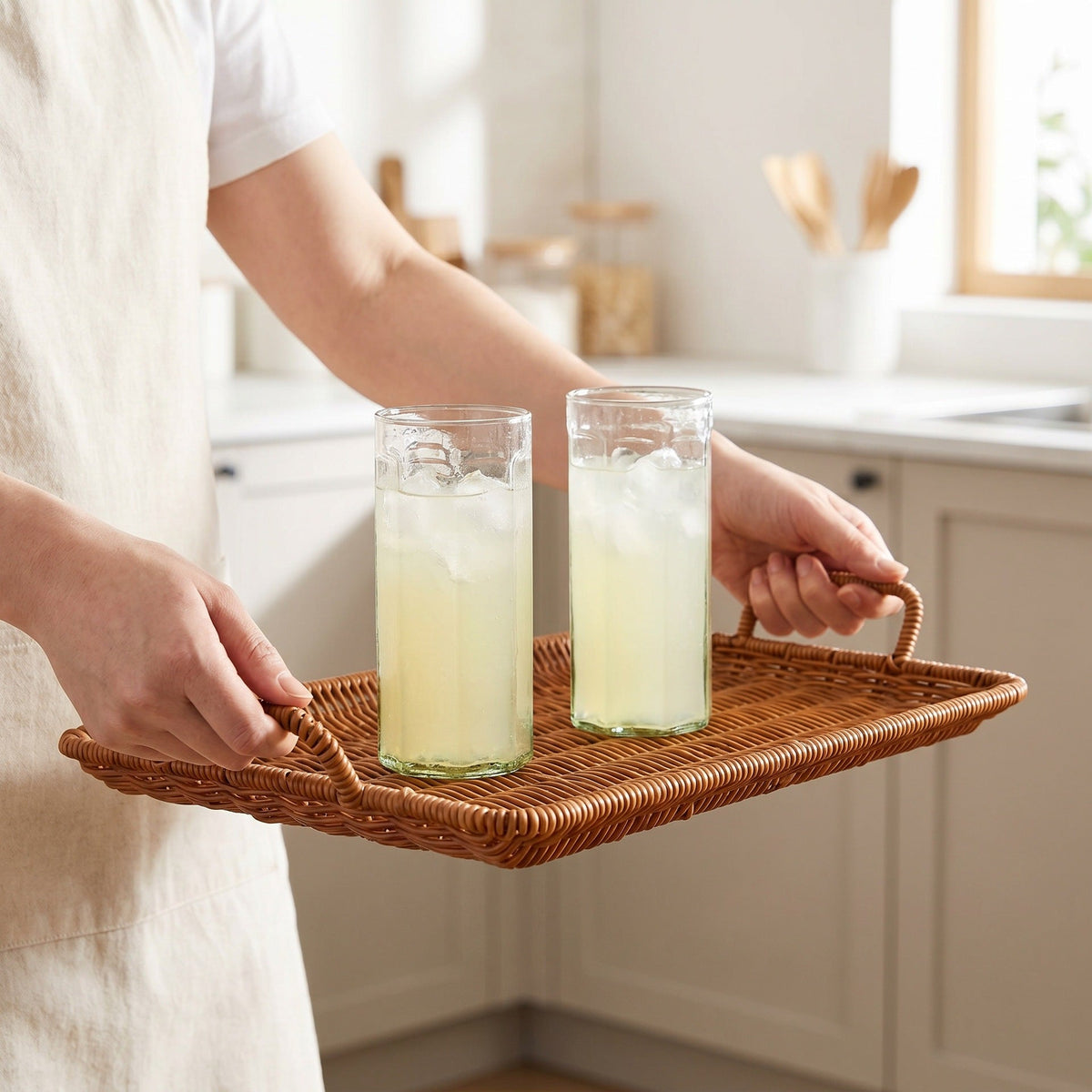 Serving Board Woven Natural Fiber | Thrascher