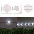 Shell-Shaped Compact Outdoor LED Wall Lamp | Thrascher