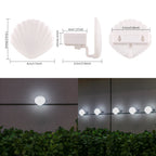 Shell-Shaped Compact Outdoor LED Wall Lamp | Thrascher
